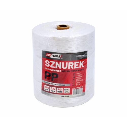 AWTOOLS PP húr gyapjú ligáláshoz 2000m 167409079 - Kötöző zsinór