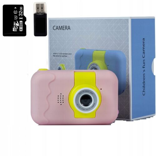 KIDCAM KC02 Baba kamera PINK 167410980 - Interaktív gyerek játék