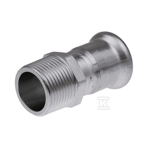 18X1/2 GZ INOX PRÉS SZERELVÉNY 167416075 - Víz, gáz és fűtésszerelés