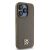 DKNY DKHMP14LPSHRPSW iPhone 14 Pro6.1" barna/brown hardcase Leather Pattern Metal Logo MagSafe 167418931