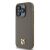 DKNY DKHMP14LPSHRPSW iPhone 14 Pro6.1" barna/brown hardcase Leather Pattern Metal Logo MagSafe 167418931