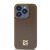 DKNY DKHMP14XPSHRPSW iPhone 14 Pro Max6.7" barna/brown hardcase Leather Pattern Metal Logo MagSafe 167418947