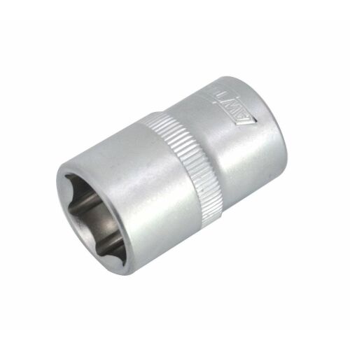 AWTOOLS hatszögletű aljzat 1/2" RÖVID 30mm fekete vonal 167420225 - Dugókulcs