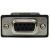 StarTech.com RS422 RS485 soros DB9 - terminálblokk adapter, fekete, DB9 csatlakozó elölnézete