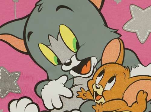 Rövid ujjú Napozó - Tom és Jerry #rózsaszín - 56-os méret 30707459
