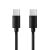 Schwarzes USB-C Ladekabel, 60W Schnellladung, 1m Kabel
