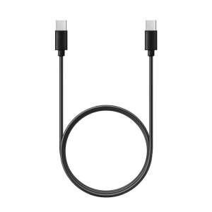 Čierny USB-C na USB-C kábel, 1 meter dlhý, podporuje rýchle nabíjanie Power Delivery 60W - Káble