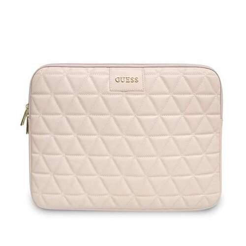 Etui na tablet Guess Guess Sleeve GUCS13QLPK 13 różowy /pink Quilted uniwersalny