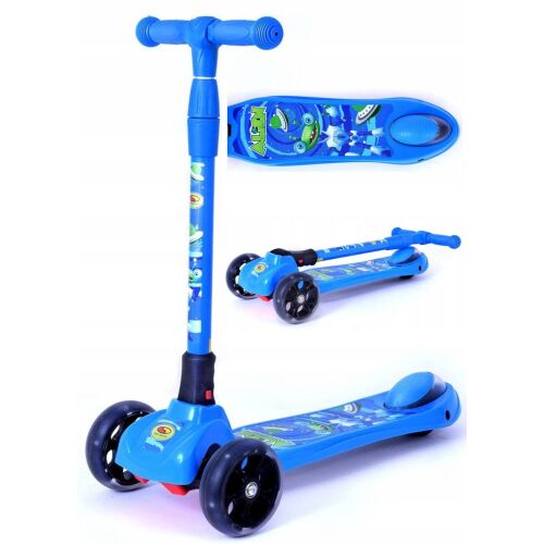 HÁROMKEREKŰ ROBOGÓ VILÁGÍTÓ KEREKEKKEL AF-WG006 167504002 - Gyerek roller