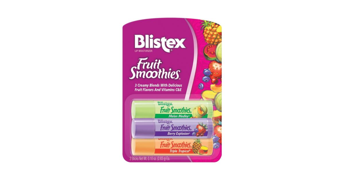 Blistex Fruit Smoothies hidratáló ajakbalzsam 3 db-os csomag 167504191