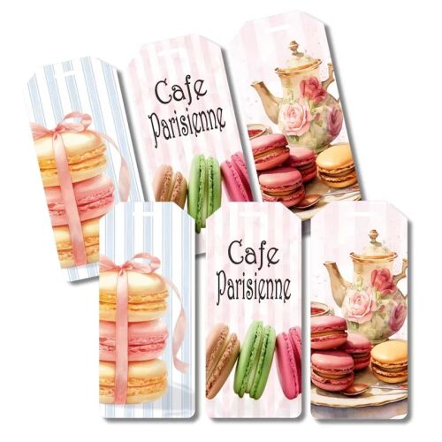 Nyomtatott dekorkarton - Macaronos biléták 6db/csomag 167510576 - Dekorkarton