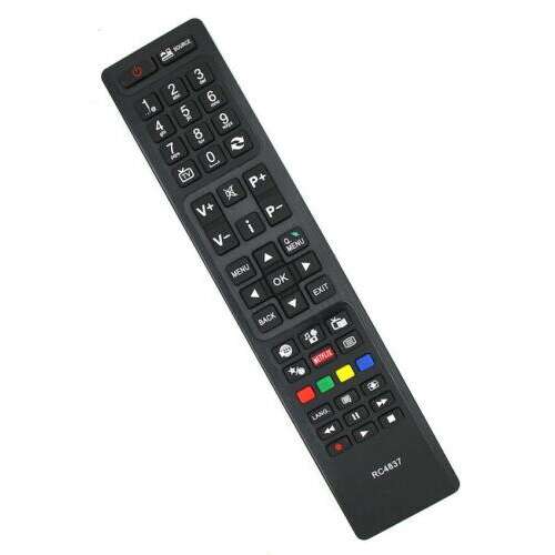 SHARP RC4837, RC-4837 LC-32 SH130E utángyártott távirányító TV-hez, NETFLIX