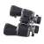 10x50 binoculars with black rubber coating, angled view