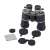 10x50 binoculars with black rubber coating, accessories included