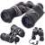 10x50 binoculars with military case, 122m/1000m field of view, great for hunting, birdwatching, and other outdoor activities
