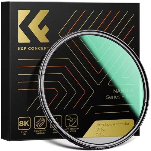 K&F Concept CPL cirkuláris polár szűrő, black mist 1/4, 82mm 167539152 - Fotó, videó és optika