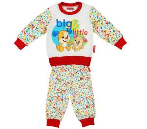 Fisher-Price Pizsama – Állatok #piros - 80-as méret 30707844 Gyerek pizsamák, hálóingek - Fehér