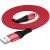 Kabel USB Hoco USB-A - Lightning 1 m Czerwony (6931474710536) 133514300