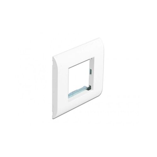 Delock Easy 45 modul tartó kerettel fehér, 80 x 80 mm méretű (81300) 173778565 - Villanykapcsoló keret