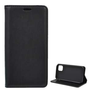 Fekete bőr flip tok Apple iPhone 11 Pro telefonhoz - Apple