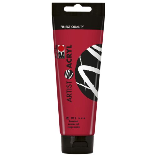 Marabu Artist Acryl - kárminvörös 911, 120 ml