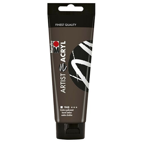 Marabu Artist Acryl - égetett umbra 948, 120 ml