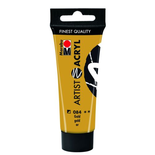 Marabu Artist Acryl - arany 084, 22 ml