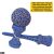 SIKS Professzionális Fa Kendama, 18cm, Fehér/Kék repedezett mintázat, természetes fából készült a komplex trükkök érdekében