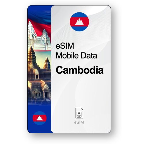 eSIM Kambodzsa 20 GB, 7 napok 167626612 - SIM kártya