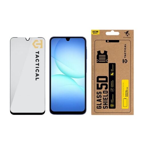Samsung A17 4G / A17 5G TACTICAL GLASS SHIELD 5D képernyővédő üveg 5D, 9H, FEKETE 167670057 - Tactical