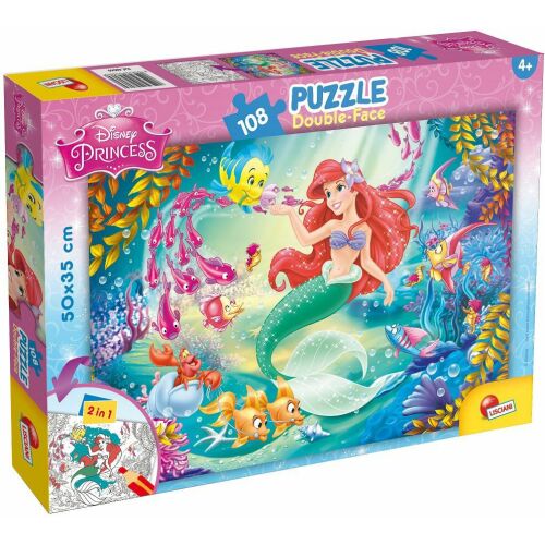 A kis hableány - 2az 1-ben 108 db-os puzzle 167675387 - Puzzle