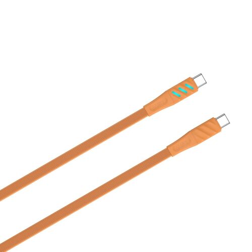 HAVIT TÍPUS C TÖLTŐKÁBEL CB6254 NARANCS 167682762 - USB kábel
