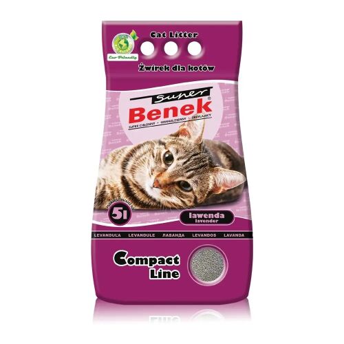 CERTECH Super Benek Compact Lavender - csomósodó macskaalom - 5 l 167684813 - Macskaalom