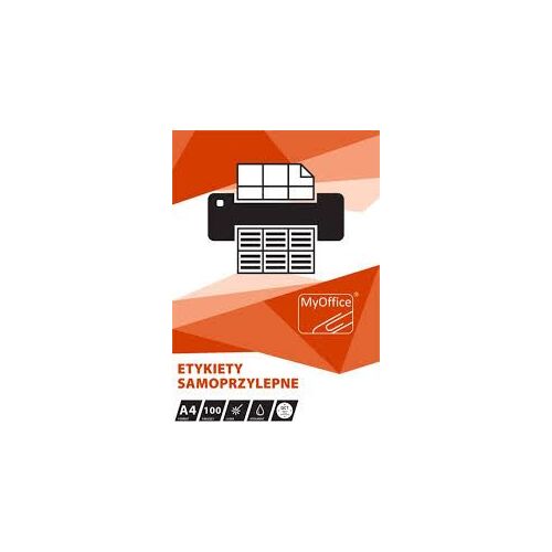 MyOffice A4 címkék, 105 x 37 mm (100) 167687143 - Etikett címke