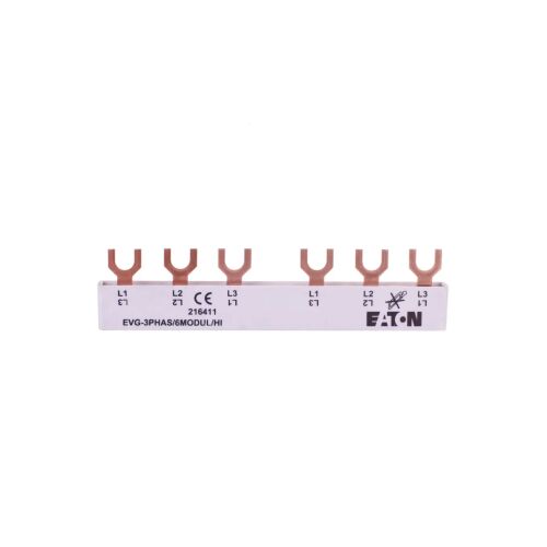 6P 63A 10mm2 villa sín (6 mod. +HI) EVG-3PHAS/6MODUL/HI 216411