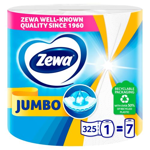 Zewa Jumbo 2-vrstvový papierový uterák 1 rolka