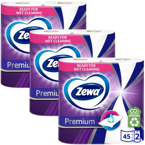 Prosoape de hârtie Zewa Premium cu 2 straturi 2x2 role
