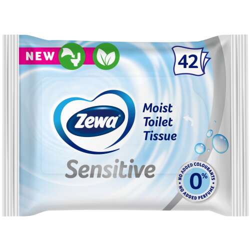 Hârtie igienică umedă sensibilă Zewa Sensitive 42pcs