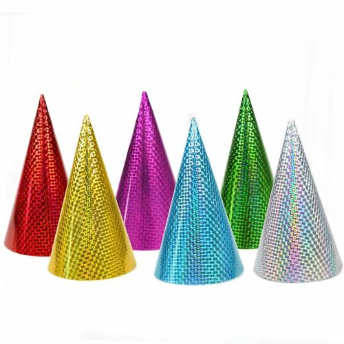 Party sapka Arpex holografikus mix 23cm mix papír (KP3356F) 167692073 - Party kalap
