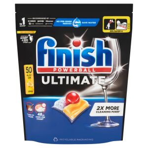 Finish Ultimate All in 1 Lemon Kapsułki do Zmywarki 50 szt. 138922852 - Tabletki do zmywarek