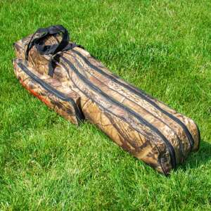 1m long fishing rod bag with 2 compartments and 2 storage pockets - Rod Holdall & Hard Case Rod Holder