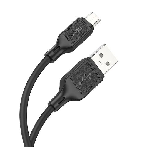 Hoco USB-A – microUSB kábel, 1 m, fekete 167696542 - USB kábel