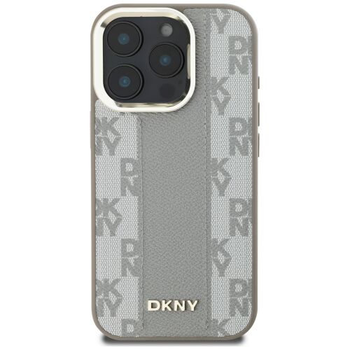 DKNY Magsafe tok kockás mintával iPhone 16 Pro Max készülékhez, bézs 167701539 - Telefon