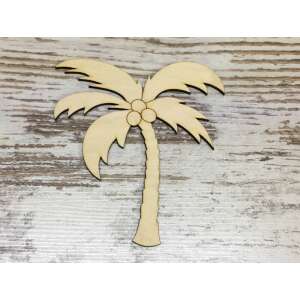 Drevený výrez palmy, 15cm, na remeslá a dekoráciu - Umenie&Hobby