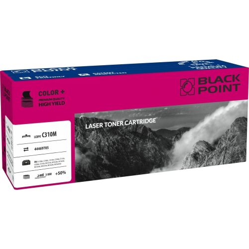 Black Point LCBPOC310M magenta lézer toner patron OKI nyomtatókhoz, nagy kapacitású - Nyomtató toner