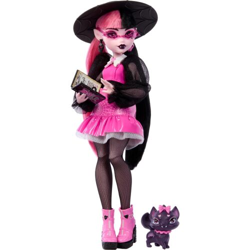 Monster High Draculaura baba Count Fabulouss-al és varázskönyvvel - Monster High