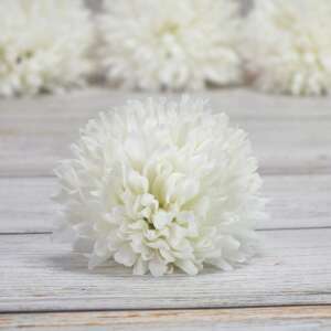Cap de crizantemă - alb 4 buc/cs 44993680 Plante si flori artificiale
