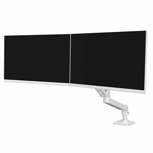 Ergotron LX PRO 17"-27" Monitor asztali tartó kar - Fehér (2 kijelző) 181442953 - Monitortartó kar és konzol