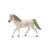 Schleich Connemara pony figure, white horse with flowers in its mane