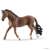Schleich Trakehner horse figurine, brown with black mane and tail, walking pose